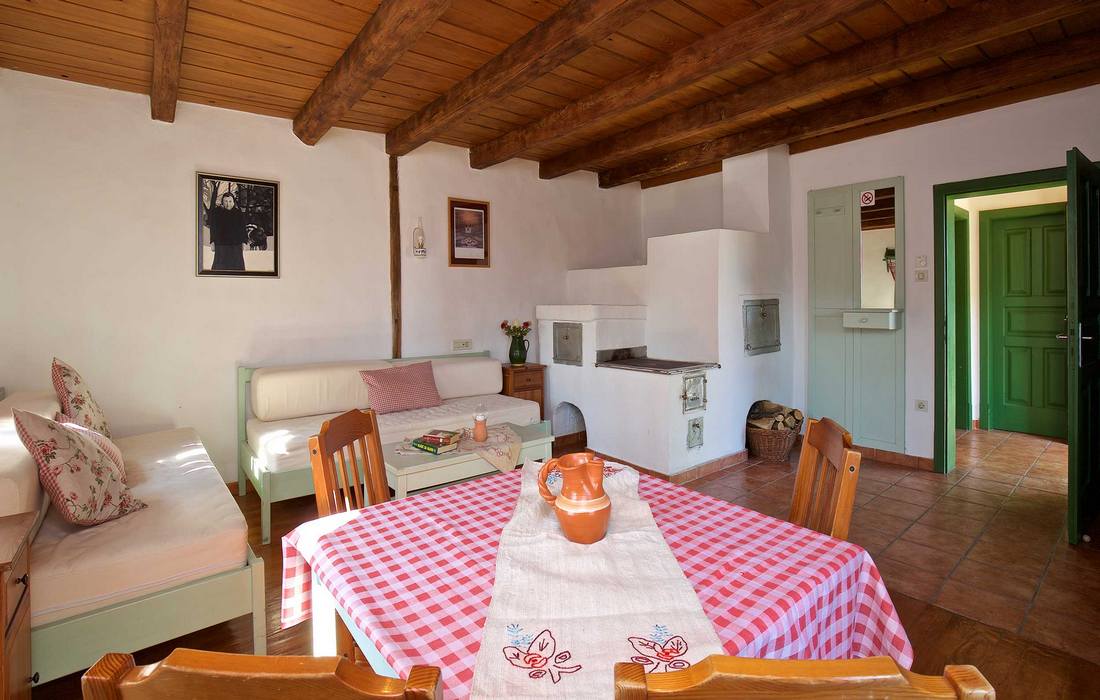 A cosy living room in House Lac, Zagorje Region, Croatia 